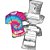 Convite Tie Dye - Festcolor - 08Un - Imagem 1