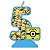 Vela Temática Minions Número 5 - Festcolor - 1Un - Imagem 1