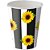 Copo Papel 200ml Girassol - Festcolor - 08Un - Imagem 1