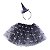 Kit Saia de Tule/Tiara Morcego Preto/Lilás - 1 Un - Imagem 2