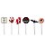 Pick Decorativo Help Halloween Colorido - Cromus - 12 Un - Imagem 1
