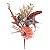 Galho Abóboras Com Folhagens para Decoração de Halloween - Cromus - 1 Un - Imagem 1
