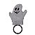 Argola Para Guardanapo Fantasma Halloween - 1 Un - Imagem 2