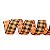 Fita Xadrez Laranja/Preto Halloween - Cromus - 1 Un - Imagem 4