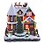 Casa Natalina Pinheiro Enfeite  28,5cm (Cenarios Movimento)  - 1 Un - Imagem 1