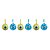 Bola Monsters 6cm - Jogo com 6 Peças - Imagem 1