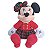 Minnie com Roupa Xadrez Vermelho  Preto Branco  48cm   - 1 Un - Imagem 1