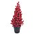 Topiaria com Frutas Vermelho 51cm - 1 Un - Imagem 1