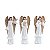 Anjo Decorativo com Instrumentos Sortido Branco Ouro 31cm - 1 Un - Imagem 1