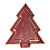 Prato Pinheiro Ouro Vermelho 30cm - 1 Un - Imagem 1