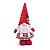 Kringle Decorativo Xadrez Vermelho Branco 45cm - 1 Un - Imagem 1