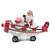 Decoração Avião Noel com Led Vídeo Som 30cm 3AAA - 1 Un - Imagem 1