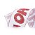 Fita Hoho com Glitter Branco Vermelho 6,3X91,4M - 1 Un - Imagem 1