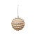 Bola Pérola Ouro Branco 10cm - Jogo com 4 Peças - Imagem 1