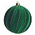 Bolas Verde Ouro 8cm - Jogo com 6 Peças - Imagem 1