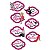 Placas Divertidas Lingerie - 10 Un - Imagem 1
