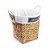 Cesto Barrado Natural com Alça 38X42cm (Cestos) - 1 Un - Imagem 1