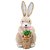 Coelhos Decorativos com Cesta Bege, Rosa e Laranja (Banoffee) - 1 Un - Imagem 1