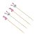 Palito em Bambu Para Petiscos 12cm Páscoa Diversos - 20 Un - Imagem 1