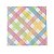 Guardanapo Folha Dupla Estampado Xadrez Colorido 32x32cm - 20 Un - Imagem 1