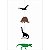 Móbile Dinossauro 80cm - 1 Unid - Imagem 1