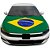 Bandeira para Capô de Carro com Corda Brasil - 1 un - Imagem 1