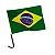 Bandeira para Vidro de Carro Brasil - 1 un - Imagem 1