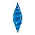 Balão Qualatex 38" - Taper Solto - Taper Espiral Azul Safira - 1 Un - Imagem 1