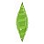 Balão Qualatex 38" - Taper Solto - Taper Espiral-Verde Limão - 1 Un - Imagem 1