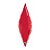 Balão Qualatex 13" - Taper - Vermelho Rubi Metalizado Liso - 1 Un - Imagem 1