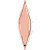 Balão Qualatex 38" - Taper - Rosê Metalizado Liso - 1 Un - Imagem 1