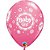 Balão Qualatex 11" - Qx Party Balloon Estampado - Baby Girl-Bolinhas - 6 Un - Imagem 2
