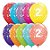 Balão Qualatex 11" - Qx Party Balloon Estampado - Estrelas N° 2 - 6 Un - Imagem 1