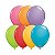 Balão Qualatex 11" - Qx Party Balloon Pkg Plain - Sortido Festivo - 6 Un - Imagem 1
