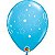 Balão Qualatex 11" - Qx Party Balloon Estampado - Baby Boy-Estrelas - 6 Un - Imagem 1