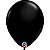 Balão Qualatex 11" - Qx Party Balloon Pkg Plain - Preto Onix - 6 Un - Imagem 1