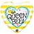 Balão Qualatex 09" - Coração Solto - Queen Bee!-Listras - 1 Un - Imagem 1