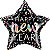 Balão Qualatex 20" - Estrela - Happy New Year!-Iridescente - 1 Un - Imagem 1
