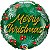 Balão Qualatex 09" - Redondo Solto - Christmas!-Verdes E Bagas - 1 Un - Imagem 1