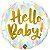 Balão Qualatex 04" - Redondo Solto - Hello Baby! - 1 Un - Imagem 1