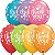 Balão Qualatex 11" - Redondo Sortido Festivo - Thank You!-Pontos Pontos - 50 Un - Imagem 1