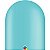 Balão Qualatex 646Q Azul Carbono - Liso Látex - 50 Un - Imagem 1
