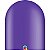 Balão Qualatex 646Q Violeta - Liso Látex - 50 Un - Imagem 1