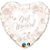 Balão Qualatex 18" - Coração - Just Married-Rosas - 1 Un - Imagem 1