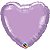 Balão Qualatex 09" - Coração - Lavanda Perolado Metalizado Liso - 1 Un - Imagem 1