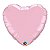 Balão Qualatex 09" - Coração - Rosa Perolado Metalizado Liso - 1 Un - Imagem 1