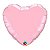 Balão Qualatex 04" - Coração - Rosa Perolado Metalizado Liso - 1 Un - Imagem 1