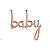 Balão Qualatex 46" - Escrita - Baby Rosê - 1 Un - Imagem 1