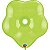 Balão Qualatex 6" - Geo Verde Lima - Liso Látex Blossom - 50 Un - Imagem 1