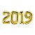 Balão Qualatex 16" - Kit - 2019 Ouro - 1 Un - Imagem 2